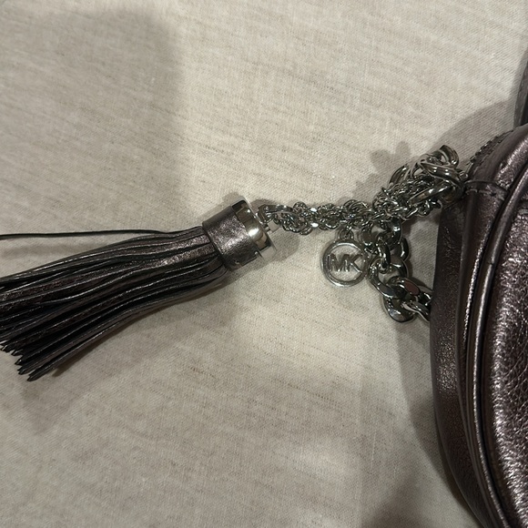 Michael Kors Ginny Studded Leather Crossbody Purse - Picture 6 of 8